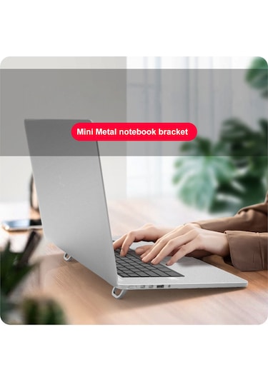 Xindoker Zink Alloy Bilgisayar Ayaküstü Yükseltici, Katlanabilir Masaüstü Tutucu, Siyah Çift Paket