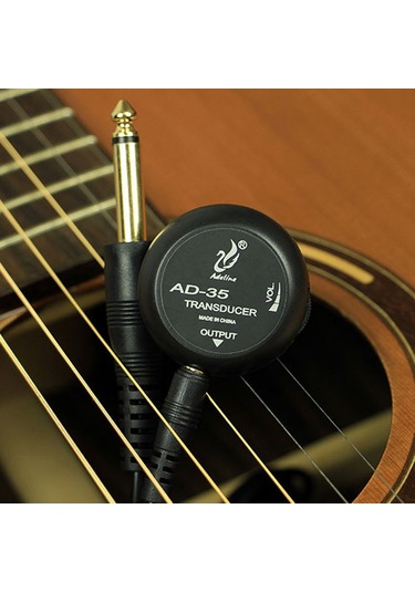 Yaozixa Ad-35 Akustik Enstrümanlar İçin Basit Kurulumlu, Ses Kontrolü İle Piezo Mikrofon Pickup Gitar, Ukulele, Keman, Banjo Vb.