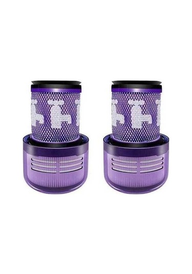 Pazly Geeroyoo Kablosuz Süpürge Filtre Seti Hepa Yedek, Ömürlük,  V12 Uygun, Mor