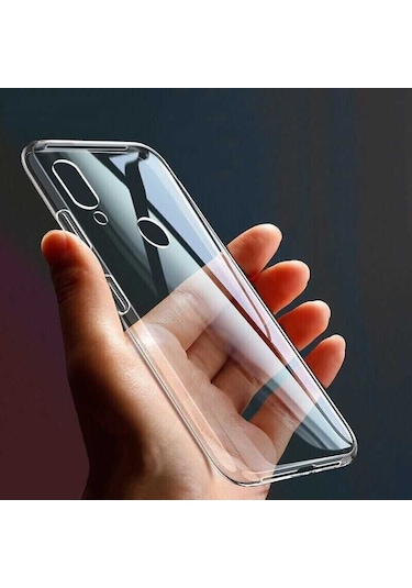 Xiaomi Redmi Note 7 Kılıf Lüx Şeffaf Silikon Kılıf