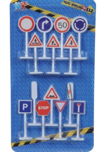 Kartela Trafik İşaretleri Set