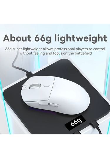 Besthome1 Ajazz Aj139 V2 Mc Üç Modlu Siyah Manyetik Fare Ergonomik Hafif Kullanıcı Paw3311 -