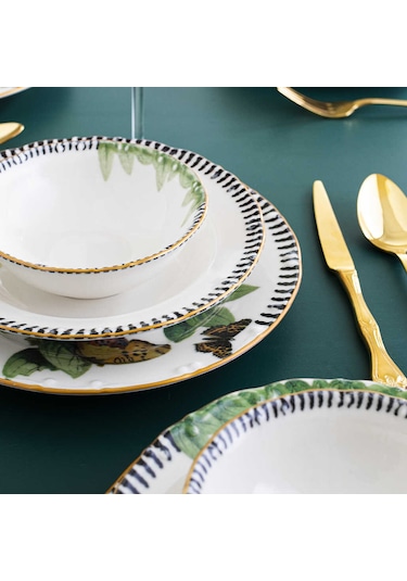 Acar Dexter 24 Parça 6 Kişilik Porselen Yemek Takımı