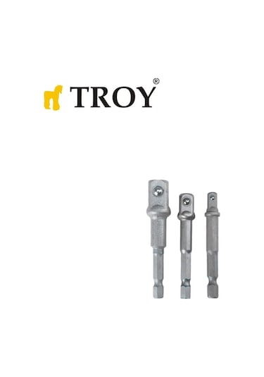 Troy 26132 Lokma Adaptör Seti. 3 Parça