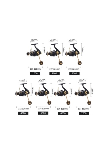 Tenfowee Df Serisi Uzak Mesafe Atış Metal Makaralı Olta Makinesi - 13+1bb Bilyeli Yüksek Performans