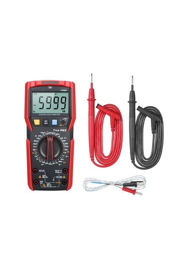 Unı-t Ut89x Yüksek Doğruluk El Mini Siyah Kırmızı Dijital Multimetre