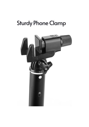 Springsun Tripod Yunteng 2'si 1 Arada Taşınabilir Katlanabilir Telefon Selfie Çubuğu Tripod 7 Bölmeli 113cm