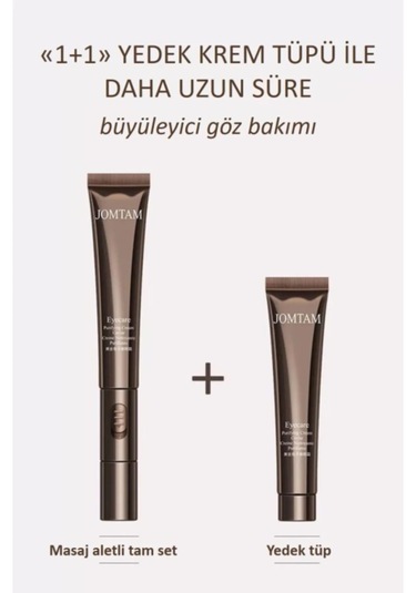 Jomtam Yedek Tüplü Elektrik Masajlı Altın ve Havyarlı Sıkılaştırıcı Göz Bakım Kremi 20 G