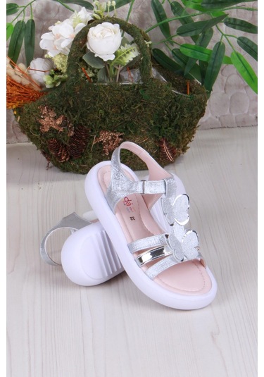 Fort 35572 Rüya Anatomik Rahat Kız Çocuk Sandalet Gümüş