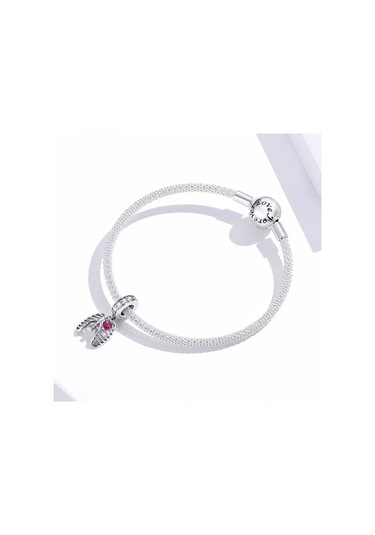 Bamoer 925 Ayar Gümüşten Kolye Askılık Charm 184331109 Gri