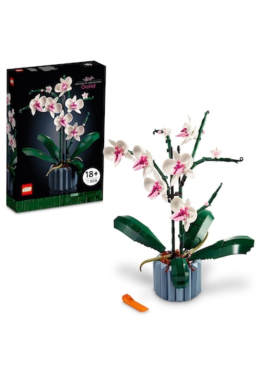 LEGO® Botanicals Orkide 10311 - Yetişkinler için Koleksiyonluk ve Sergilenebilir Çiçek Modeli Yapım Seti (608 Parça)