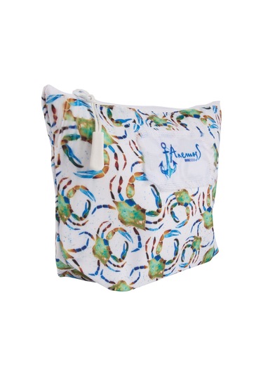 Anemoss Yengeç Yeşil Makyaj Çantası