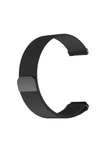 Samsung Galaxy Watch Active 2 Uyumlu Loop Metal Hasır Kordon 20mm