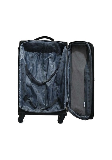 U.s. Polo Assn. Siyah Kumaş Unisex Orta Boy Valiz Plvlz22804b-o 001