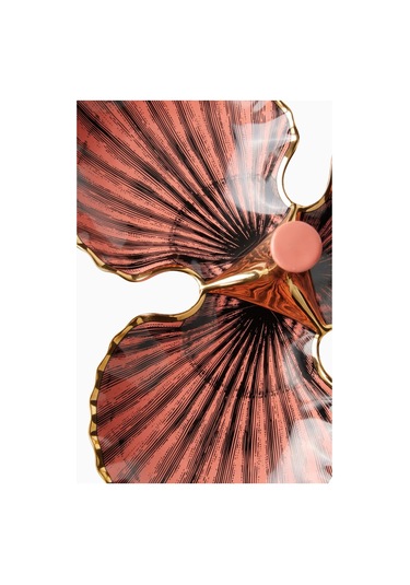 Jonathan Adler Sirena Trefoil Porselen, Pembe Servis Tabağı