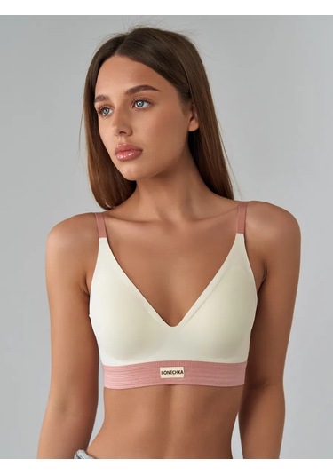 Bonechka Desteksiz, Push-up'sız Sütyen 164737732 Sütlü