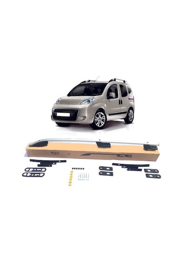 Citroen Nemo Üst Port Bagaj Tavan Çıtası Gri Yeni Model Lüks Tip