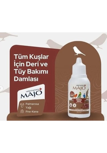 Majo Derma Drop Kuş Tüy Bakım Damlası 30 Ml