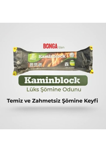 Kaminblock Lüx Şömine Odunu Tekli
