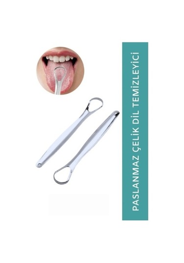 Paslanmaz Çelik Dil Temizleyici Çok Renkli