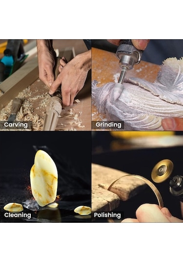 Besthome1 Genel Kullanım İçin Elektrikli Matkap Ve Taşlama Esnek Şaftı, 0.3-3.6mm Altın Tutamaklı