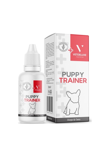 Vetdeluxe Puppy Trainer Yavru Köpek Tuvalet Eğitim Spreyi Çiş Eğitim Damla 50 ML