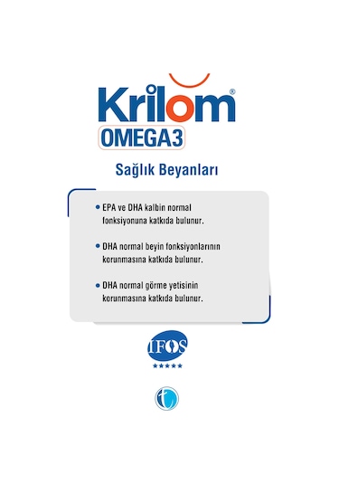 Krilom Omega-3 30 Yumuşak Kapsül