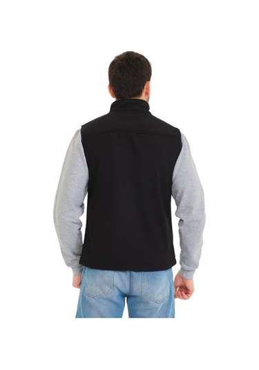 Şensel, Softshell Yelek, Siyah 118E2250 Su Itici,Rüzgar Geçirmez 001