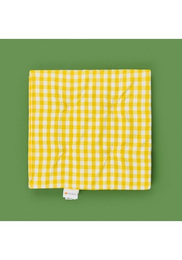 Evidea Soft Guarda Sandalye Minderi - Sarı - 38x38 Cm Sarı