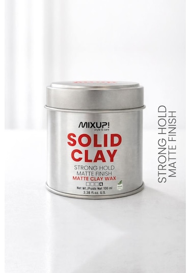 Solid Clay Güçlü Mat Dokulu Wax 100 Ml