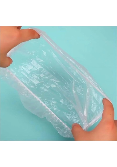 Lastikli Tencere Ve Tabak Bonesi 100 Adet 24cm Renkli