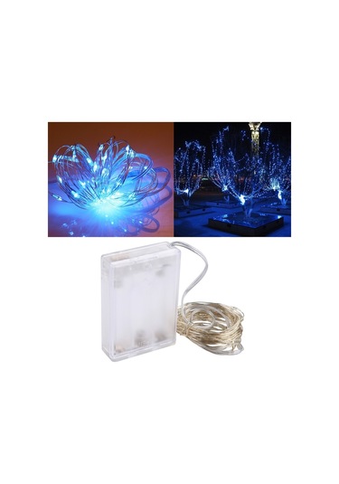 Soulader 5 Metre Suya Dayanıklı Ip65 Koruma Açık Mavi Led Işık Teli Dış Mekan Aydınlatma Şeridi Mavi