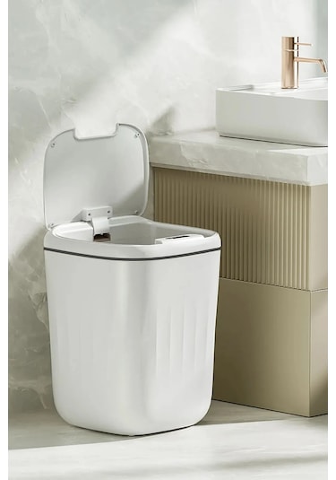 Baysa Sensörlü Çöp Kovası Mutfak Banyo Ofis 20l Uv Işıklı Kova