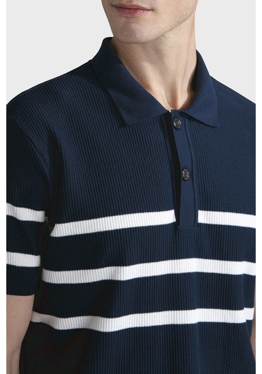 Paul & Shark Erkek Polo Yaka T Shirt 24411625 201 Lacivert Lacivert