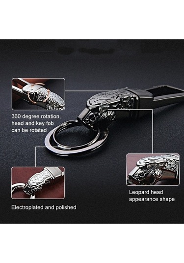 Tongxida Parlak Gümüş Metal Araba Anahtarlık, Şık Ve Dayanıklı
