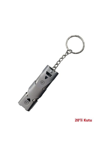 Sterling 6 Cm Düdük 20 Adet Gri