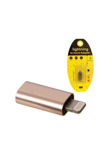 Type-c To Lightning Dönüştürücü Adaptör, Gold