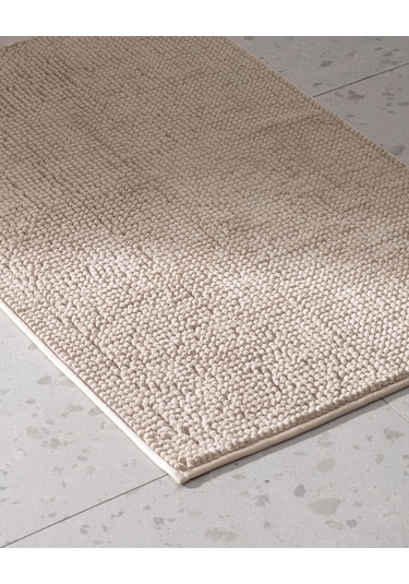 Madame Coco Conques Banyo Paspas - Bej - 60x100 Cm Ekru