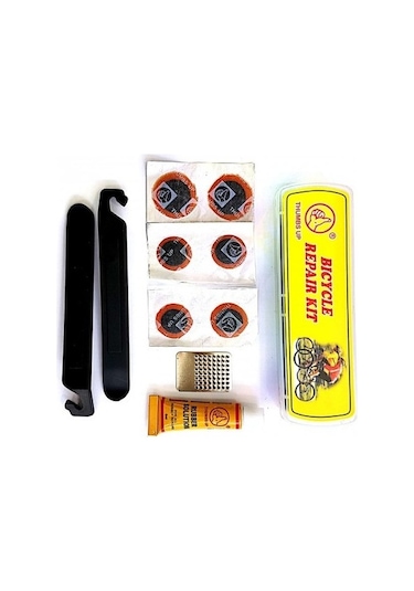 Thumps  Up Bisiklet Lastik Tamir Yama Seti Levyeli Siyah