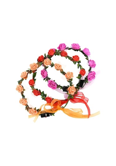 Yuntech01 El Yapımı 9 Çiçekli Sarı Isıklı Led Güllerli Fitil Süsü - Hızlı/ Yavaş/ Sürekli Aydınlatma Modları Diğer