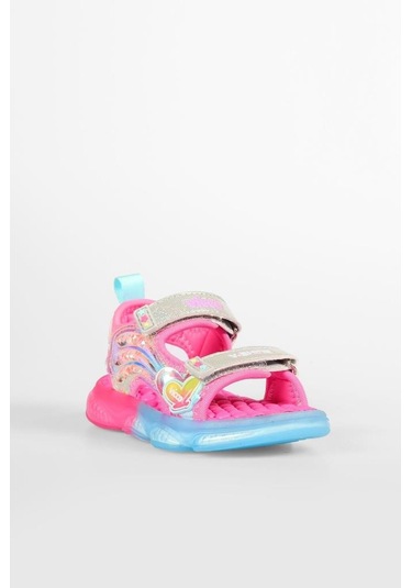 Vicco Can 332.b25y.254 Kız Çocuk Işıklı Sandalet Fuşya 22-25 Fuşya