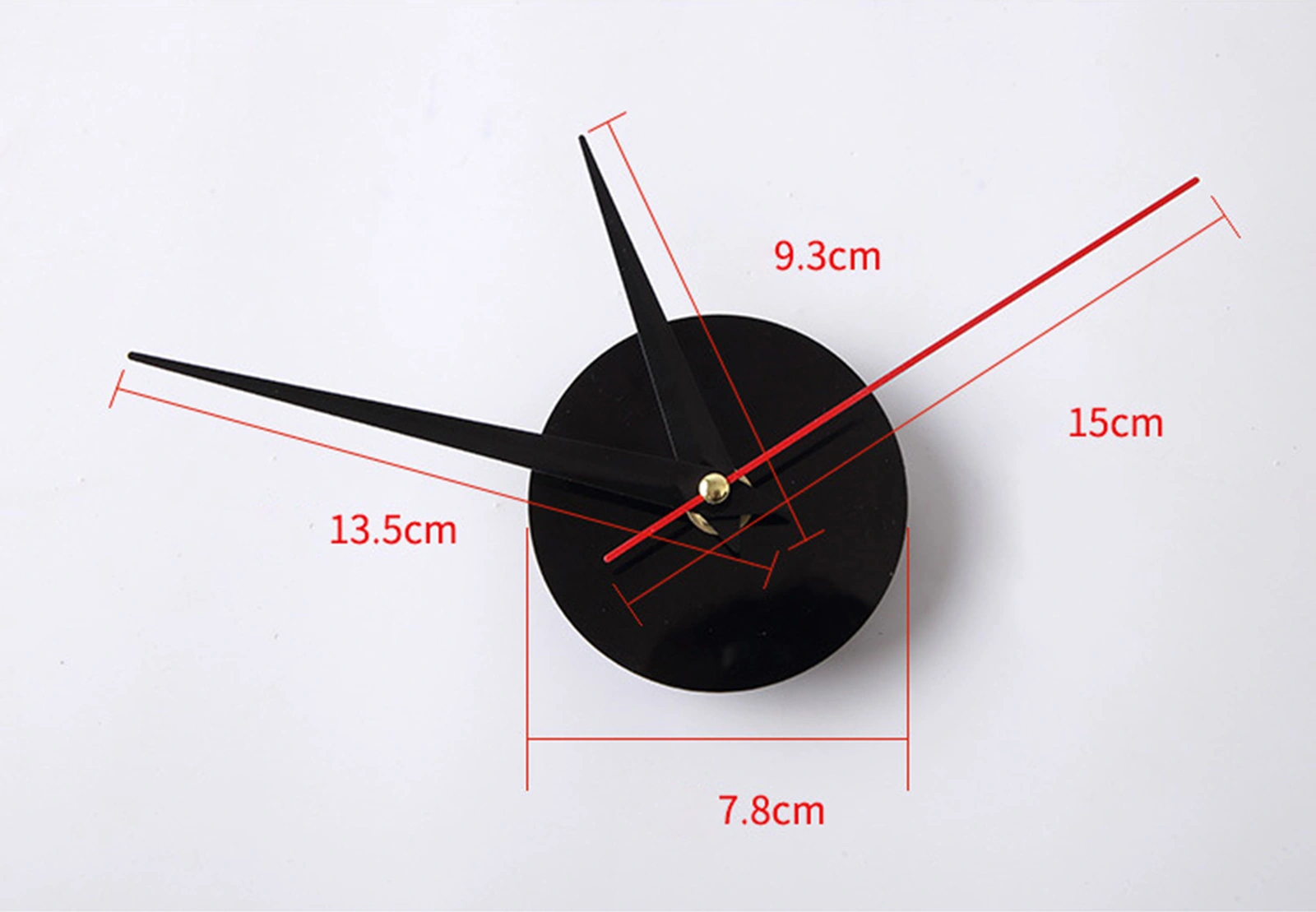 Xindoker 40cm Altın Akrilik Dıy Duvar Saati - Sessiz Tasarım, Özel Tasarım Olanakları, Ev Dekoru İçin Çok Renkli