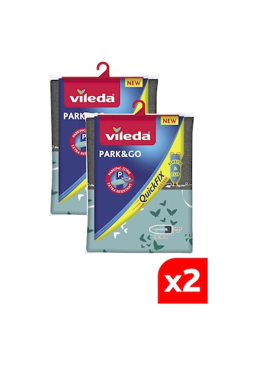 Vileda Universal Ebat 2 Paket Park & Go Ütü Masası Kılıfı