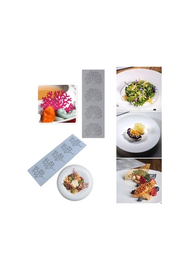 Çikolata Şablonu Pişirme Aleti Fondant Kalıp Pasta Süsleme Kenar Silikon Kalıp Pasta Dantel Kalıbı Stil F