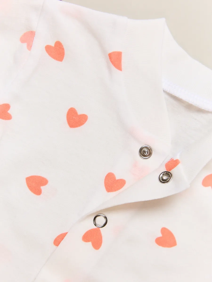 Asno Düğmeli Yeni Doğan Kız Ve Erkek Bebekler İçin İnce Gömlekler 3'lü Paket 432434958 Sütlü