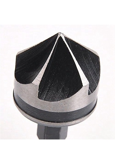 Sointeresting 3 Parça 1/4 İnç Altıgen 12/16/19mm Havşa Delme Seti Ahşap Metal Hızlı Değiştirme Ucu