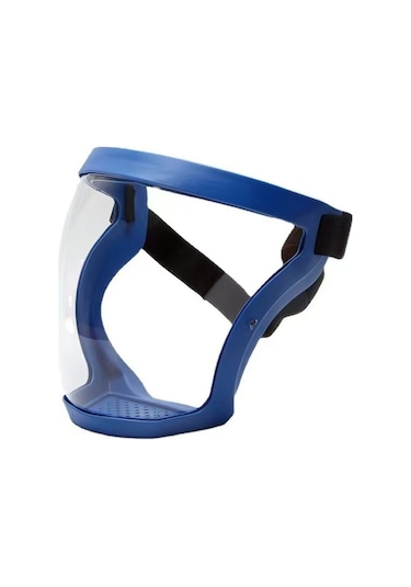 Toz Geçirmez Tam Yüz Koruyucu Maske Kaynak Kesme Ve Zımparalama Maskesi Blue And White