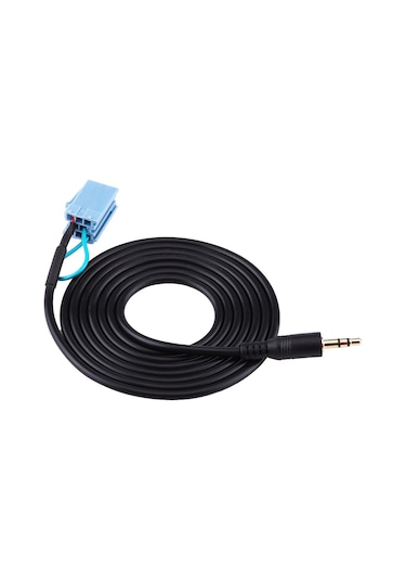 Geeroyoo Smart 450 Tüm Modelleri İçin 3.5mm Aux Ses Kablosu, Plug & Play, 150cm Uzunluk, Yüksek Kalite Siyah Plastik