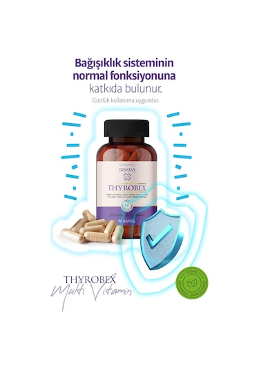 Erbatab Thyrobex Takviye Edici Gıda 60 Kapsül