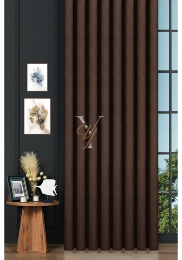 Petek Fon Perde V-1016 Koyu Kestane Çok Renkli